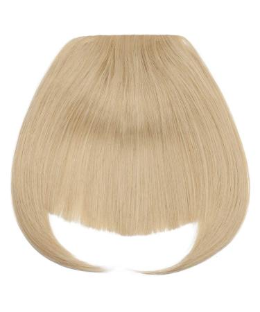 Buy SEGO Clip-in Pony Hairpiece Extensions | Ash Blonde & Bleach Blonde Fringe Bangs | Straight Human Hair Look | International Shipping Available - Buy Online on GoSupps.com