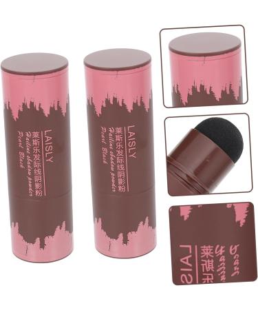 MAGICLULU 2pcs Hairline Powder Stick Makeup Powder Portable Sponge Pen Hairline Powder Waterproof Black Hairline Powder Brow Powder Concealer Trimming Reissue Artifact Plastic 1 count (Pack of 1) Assorted Color A - Buy Online on GoSupps.com