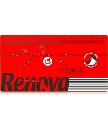 Buy Renova Red Facial Tissues - 80 Pack | Soft Luxurious & Ideal for Sensitive Skin - International Shipping Available - Buy Online on GoSupps.com