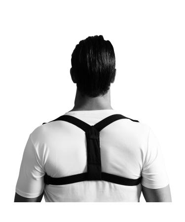 Classic Brace for Shoulders & Upper Back Pain Relief - Adjustable Fit (Female M-L/Male M) - Black - Buy Online on GoSupps.com
