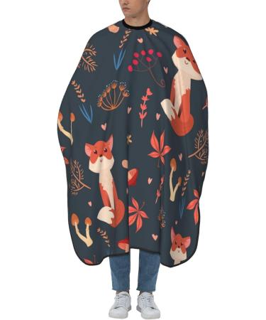 Professional Haircut Cape | Fox Forest Adjustable Salon Cape | Hairdresser Apron for Easy Styling - Buy Online on GoSupps.com
