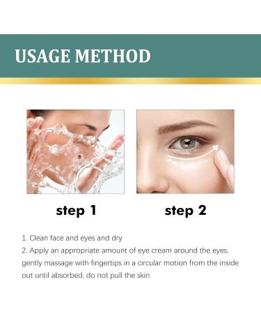 FOCUSUN Jasminsalbe for dark circles Jasminsalbe eye cream with collagen and aloe vera extract eye cream against dark circles removes bags and swelling 100ml 100 ml - Buy Online on GoSupps.com