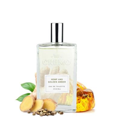 Cremo Hemp & Golden Amber Cologne Spray A Unique Yet Sophisticated Blend of Hemp Ginger and Golden Amber 3.4 Fl Oz Hemp & Golden Amber 3.4 Fl Oz (Pack of 1) - Buy Online on GoSupps.com