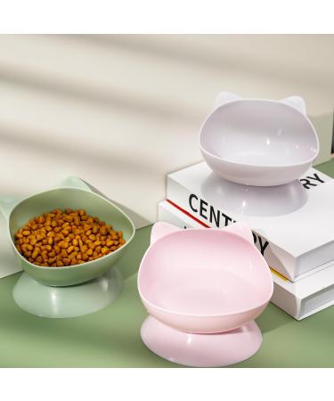 umorismo 3 Pcs Raised Cat Bowl Tilted Elevated Cat Bowls Plastic Cat Feeding Bowls Kittens Dishes 15 Cat Feeder Food Water Bowl For Pets Cats Dry Wet Food - Buy Online on GoSupps.com