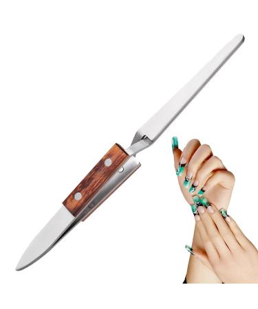 Cuticle Pusher Tool - C Curve Tools for Manicure Stainless Steel -Function Nail Shaping Tweezers Pincher Manicure Huyath