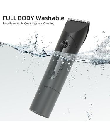 Professional Cordless Hair Clippers for Men - Titanium Alloy Blade Hair Cutting Trimmer & Electric Shaver - Barber Razor Cutter (Black - Buy Online on GoSupps.com