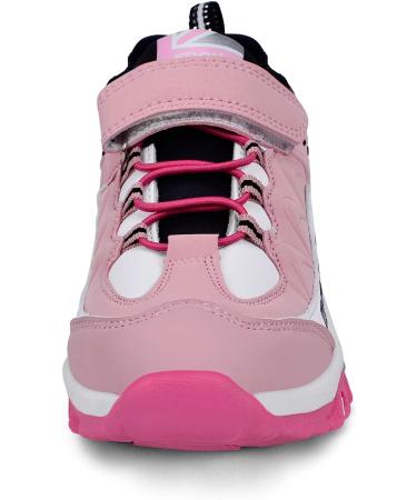 Biacolum Girls Waterproof Hiking Shoes - Pink/White/Black - Size 2 Little Kid - Buy Online on GoSupps.com