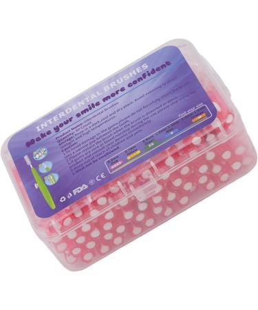 Buy Interdental Brush Set - 60 Slim Braces Cleaners with PP Handle for Adults | Rotating Electrical Pink | International Shipping Available - Buy Online on GoSupps.com