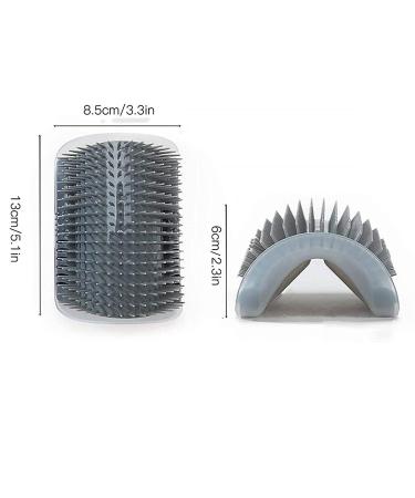 Cat Self Groomer with Catnip Pouch 4 Pack - Grooming Brush & Massage Comb for Cats - Kitten & Puppy Tool - Buy Online on GoSupps.com