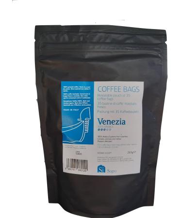 Si Sogno VENEZIA fresh ground coffee bags 100% Arabica aromatic and mellow (resealable pouch of 35 coffee bags) 6