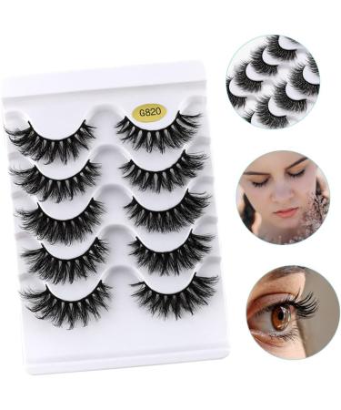 POPETPOP Black Decor 10 Pairs Fake Eyelashes 3d Makeup Decor False Eye Lashes Embellishments for Crafting Soft Light Fake Lash Black Trim Decked False Eyelashes Make up Imitation Miss - Buy Online on GoSupps.com