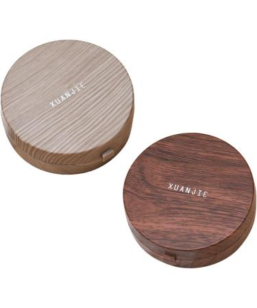 Solustre Vintage Contact Lens Case with Mirror | Portable Eye Care Accessories & Cleaning Box for Girls - Buy Online on GoSupps.com