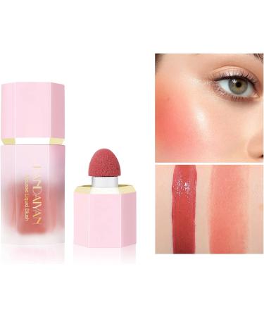 Long Lasting Liquid Blush Stick - Coral Shade | Creamy Soft Cheek Blusher | Multi-purpose Makeup | Natural Smooth Pigmented Formula - Buy Online on GoSupps.com