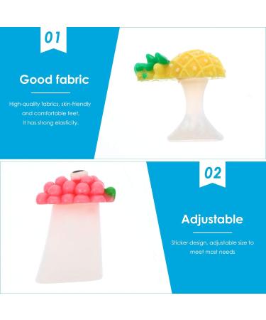 FRCOLOR Silicone Toe Separators and Nail Spacers - 24PCS Fruit Shape Dividers for Nail Polish and Pedicure DIY - Buy Online on GoSupps.com