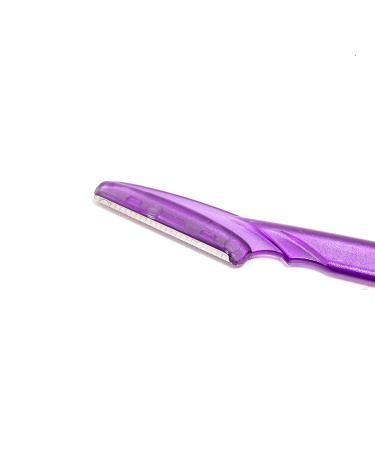 Almost Famous Women's Face Exfoliator Razors - Beauty Grooming Tool for Facial & Body Hair Removal - Purple, 6 Count - Buy Online on GoSupps.com