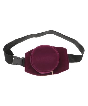 GLEAVI Metal Holder 1 Set Portable Burner Metal Bracket Pure Copper Cloth Cover Moxa Box Ai Box Purple Metal Bracket Purple 8*8cm