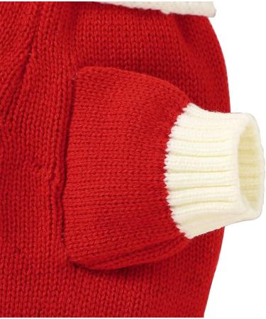 Dog Sweater for Small Dogs - Christmas Snowman Design Soft & Thick Cute Puppy T-Shirt (Red Size L) - Buy Online on GoSupps.com