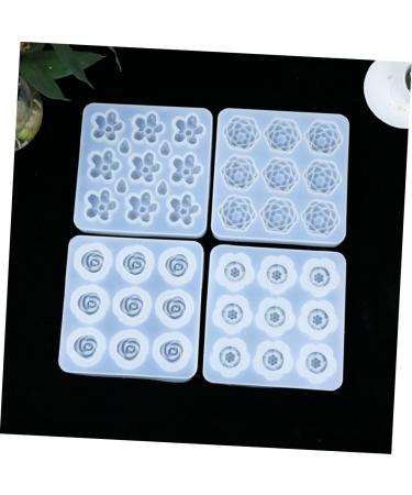 NUOBESTY 9 Resin Epoxy Silicone Molds Silicone Flower Diy Epoxy Mold Diy Mold Epoxy Resin Pendant Plaster - Buy Online on GoSupps.com