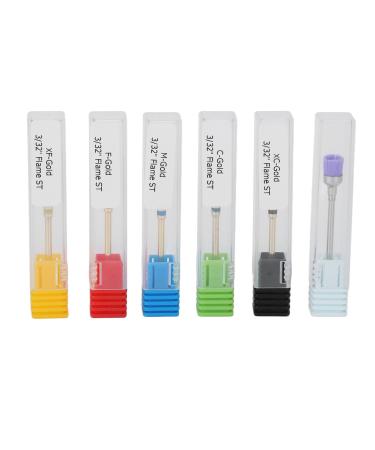 Fast Remove Nail Drill Bits Set Conical Head Bits Nail Polishing Bits with Tungsten Steel Dead Skin Remover Cleaning Brush Head for Nail Polishing