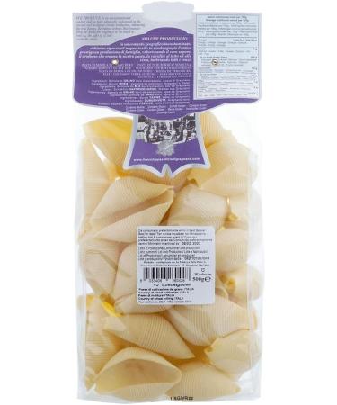  Italian Gourmet E.R. Il Vecchio Pastificio di Gragnano Pasta Conchiglioni Gragnano PGI Premium Durum Wheat Semolina 500 g + 400 g Box of 12 - Buy Online on GoSupps.com