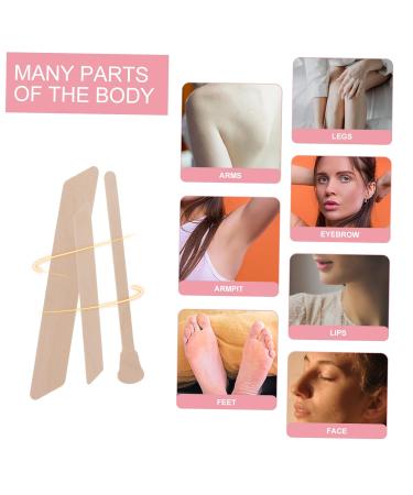 Beavorty 300 PCS Wax Sticks for Hair Removal - Premium Wooden Wax Strips for Smooth Skin - Buy Online on GoSupps.com