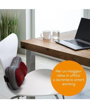 Beurer MG 149 & MG 135 Shiatsu Massage Device Bundle - Electronic Neck & Back Pillows with Heat Function & 4 Massage Heads - International Shipping Available - Buy Online on GoSupps.com