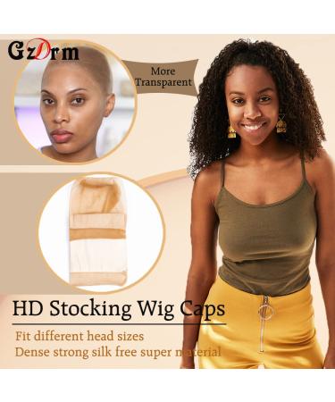 12 Packs 24 Pieces HD Wig Caps - Ultra Thin Nylon Stretch Mesh Stocking Cap for Wigs - Buy Online on GoSupps.com