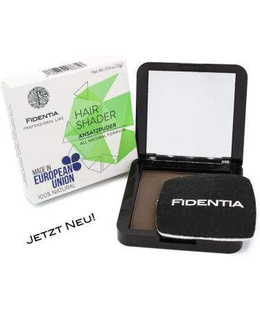 Fidentia Hair Shader | 100% natural Hairline Powder | Root Touch Up - 12g (Medium Brown) - Buy Online on GoSupps.com