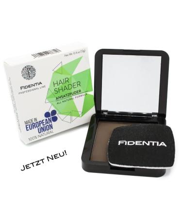 Fidentia Premium Hair Shader 12g | 100% Natural Hair Concealer | EU-Made Light Brown Root Powder | International Shipping Available - Buy Online on GoSupps.com