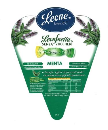  Pastiglie Leone Leonsnella - Sugar Free Mint Sweets - 500g - No Dyes and Gluten Free - Sweet with Isomalt Malititi - Lion - Buy Online on GoSupps.com