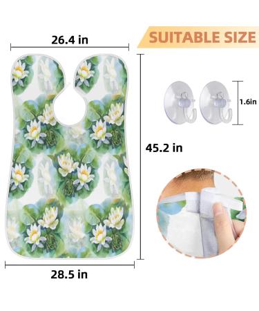 Animal Frog Beard Bib Apron - Non-Stick Waterproof Hair Catcher for Men | Grooming Cape with Suction Cups | Perfect Gifts for Men - Buy Online on GoSupps.com
