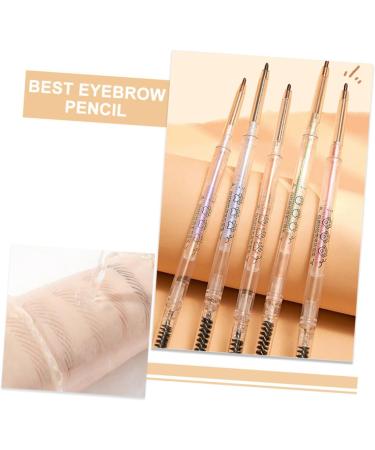 Outanaya 5pcs Eyebrow Makeup Pencils Eyebrow Pens Pencils with Ash Brown Eyebrow Pencil Hair Double Bun Paste - Buy Online on GoSupps.com