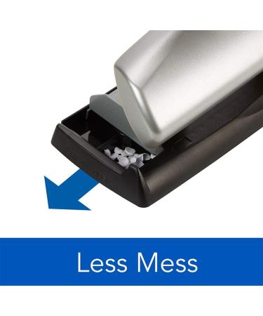 Swingline Desktop Hole Punch - Adjustable 2-7 Holes, 20 Sheet Capacity, Light Touch Design - Black/Silver (74030) - Buy Online on GoSupps.com