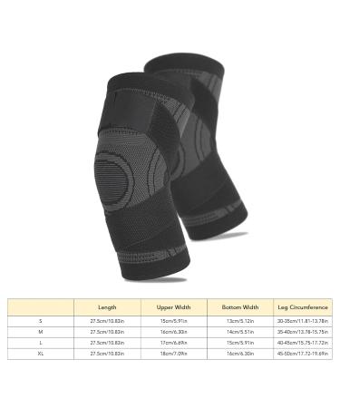 Focket XL Black Kneecap - Compression Knee Brace for Comfortable Pain Relief While Cycling - Buy Online on GoSupps.com