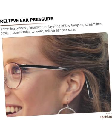 Lurrose 4-Piece Glasses Repair Set - Universal Replacement Arms for Men & Women - Sunglasses Accessories with Metal Plates - Black (2pcs 13.3x0.6cm) - Buy Online on GoSupps.com