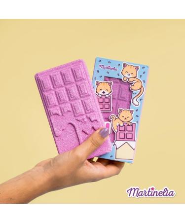 Martinelia Pink Chocolate Bar Bath Bomb for Children - Effervescent Bath Ball for Girls - No Harmful Products - Buy Online on GoSupps.com