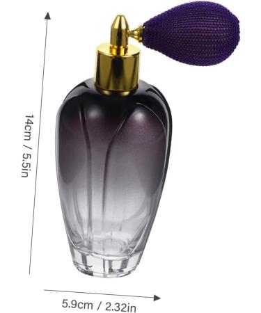 POPETPOP Perfume Bottle Perfume Refillable Dispenser Empty Perfume Container Perfume Spray Bottle Oils Clear Hair Gel Bottle for Perfume Old Fashioned Travel Purple Empty Bottle Glass 14.00X5.90X4.00CM Purple - Buy Online on GoSupps.com