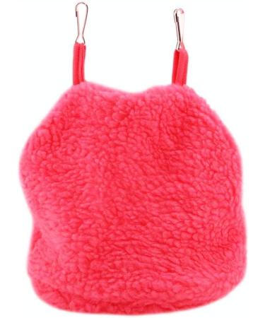 NA 1Pcs Plush Parrots Hanging Nest Bird Nest Bed Plush Bird Hut Berber Fleece Hammock Swing Bed Cave Warm Soft Plush Hammock Hanging Cage Tent for Pet Bird M - Buy Online on GoSupps.com