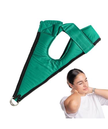 Fivetoo cervical traction belt hammock nettraction harness nude tendon adjustable cervical traction device with suspension steel ring fixation to protect the neck