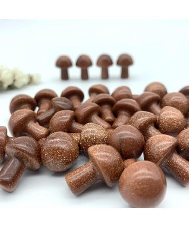 Home Decoration Natural Golden Sand Crystal Mushroom Shaped Polished QuartzStones Specimen Home Decoration Crystals Stones ERTEYIN (Size : 1pc) - Buy Online on GoSupps.com