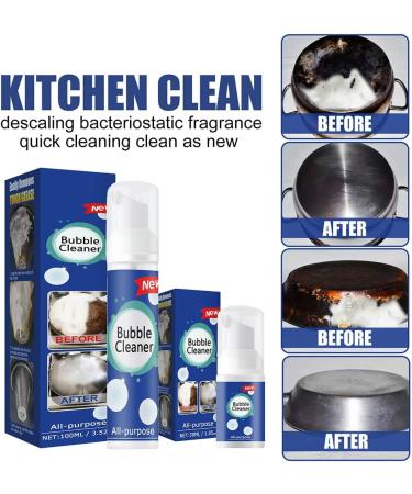 Foam Spray Cleaner Powerful Stain Removing Foam Cleaner Foam Rust Remover All-Purpose Cleaning Bubble Spray Multipurpose Foam Cleaners for Kitchen Bathroom - Buy Online on GoSupps.com