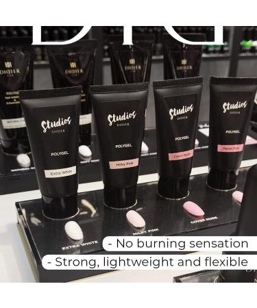 Didier Lab - Polygel Pastel Pink - Strong Nail Gel Builder for Extension - Resistant to Damage - Hard as Acrylic - Strengthener - Long Lasting - For Professional and Beginners - LED Lamp - 30g - Buy Online on GoSupps.com