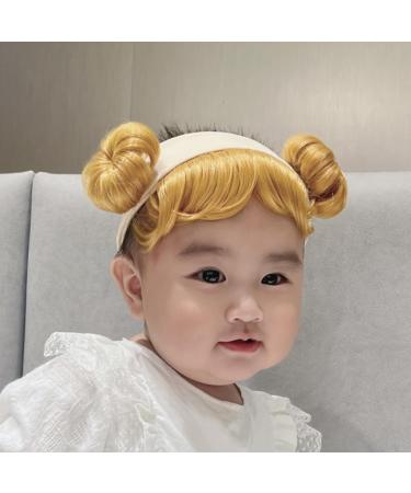 CAZSTYK Gold Baby Headband Fashionable Toddler Hairpiece & Stylish Hair Decoration Comfortable Wearing for Infants Pink - Buy Online on GoSupps.com