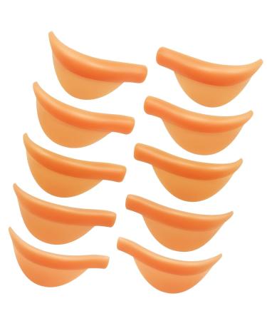 Libeauty Lash Lift Shields 10pcs Silicone Lift Pads for Eyelash Perm XS/S/M/L/XL 5 Size Reusable Soft Lash Lifting Rods (Orange)  - Buy Online on GoSupps.com