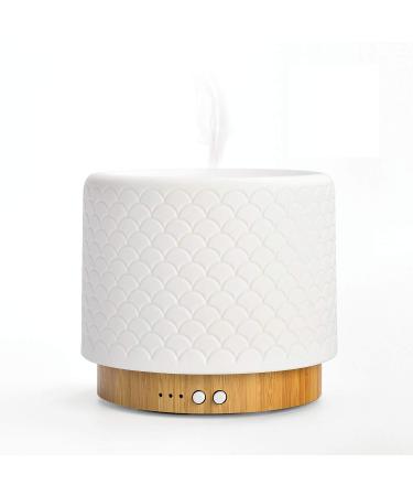 Essential Oil Diffuser 280ml Aromatherapy Diffuser for Large Room Small Humidifier with Sleep Mode-4 Timers 3 Modes Lights Auto-Off No Beep