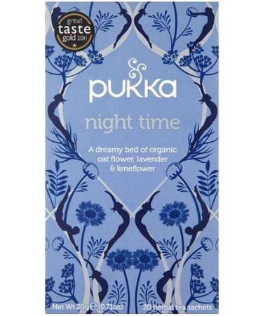 Pukka Night Time 20 Herbal Tea Bags 32g - Buy Online on GoSupps.com