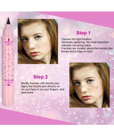 LOPHE Freckle Pen Dual Function Clear Natural Spots Waterproof Easy to Apply 22ml 1 Clear Function - Buy Online on GoSupps.com