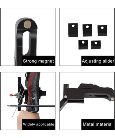 Archery Clicker Aluminium Alloy Recurve Bow Clicker with Adjusting Slider and Inner Hex Spanner Competitive Tuning Archery Clicker for Many Kinds of Anti Curve Aiming - Buy Online on GoSupps.com