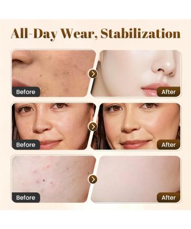 Drkicsy Mushroom Head Air Cushion CC Cream Cushion Foundation Concealer for Older Women Full Coverage BB Cream Foundation Skin Tone Corrector Makeup (Natural) - Buy Online on GoSupps.com