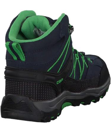 CMP Unisex Children's Rigel Mid Shoe WP - Trekking & Hiking Boots in Blue Gecko (35 EU) - Buy Online on GoSupps.com